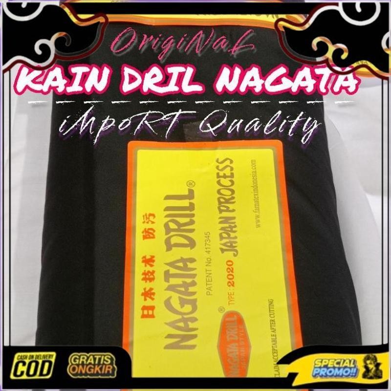 Trending Kain Drill Nagata Original Japan Import Quality ( Harga Per 0,5 Meter ) Lebar. 1,5 Meter