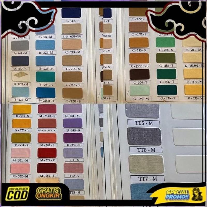 Top Today Bahan Kain Katun Oxford Sari Polos Bahan Seragam Masker Grade Aaa