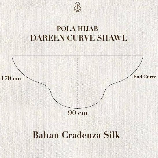 (Good) Blissme - Dareen Curve Shawl | Pashmina silk oval | Pashmina oval ala malaysia | Pashmina Sya