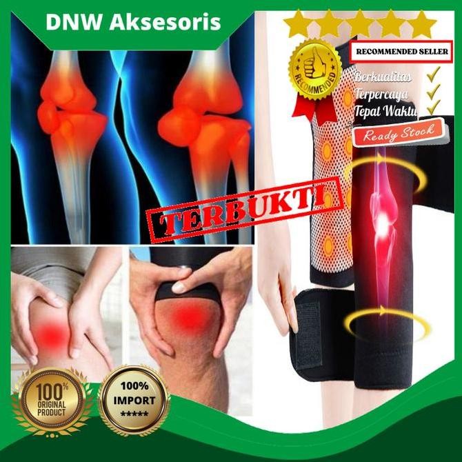 Alat Terapi - Alat Pijat - Sabuk Terapi Pemanas Lutut - 100% Original MS