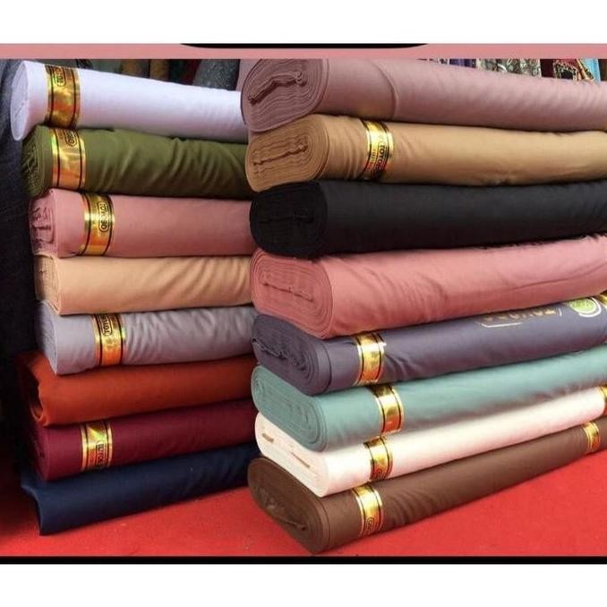 grosir kain toyobo 1 roll polos- kain toyobo roll Katun