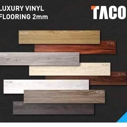 =====] Vinyl taco flooring vinil lantai Taco 2mm lantai karet parket parquete