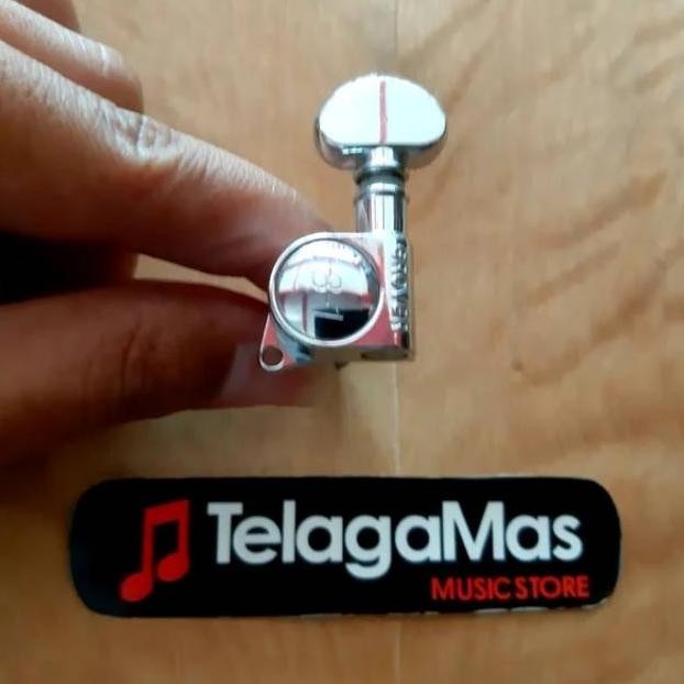 gitar tuning pegs machine head tuner dryer reverse grover chrome original