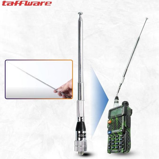 Antena Ht Teleskopik Tarik Taffware For Bf-888S Ufo-1 Uv5R Uv-82 Uv-T8