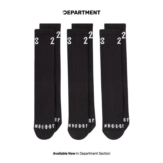 Kaos Kaki Nike Jordan Essentials Crew 3Pair Da5718010 Original Original