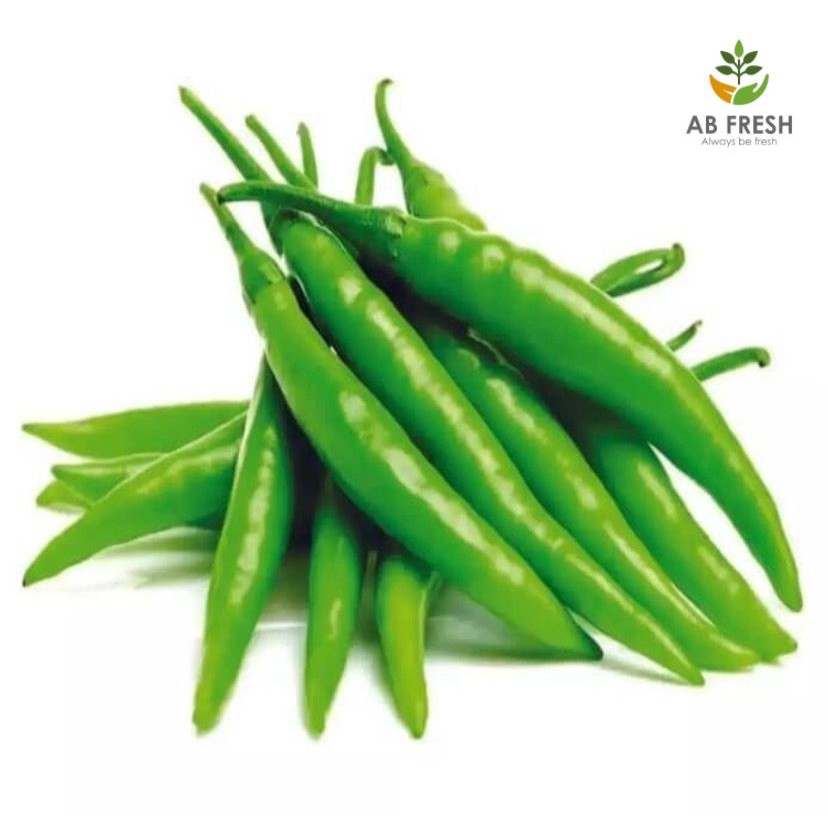 Cabai Hijau Besar/Big Green Chili 250 gr - AB Fresh