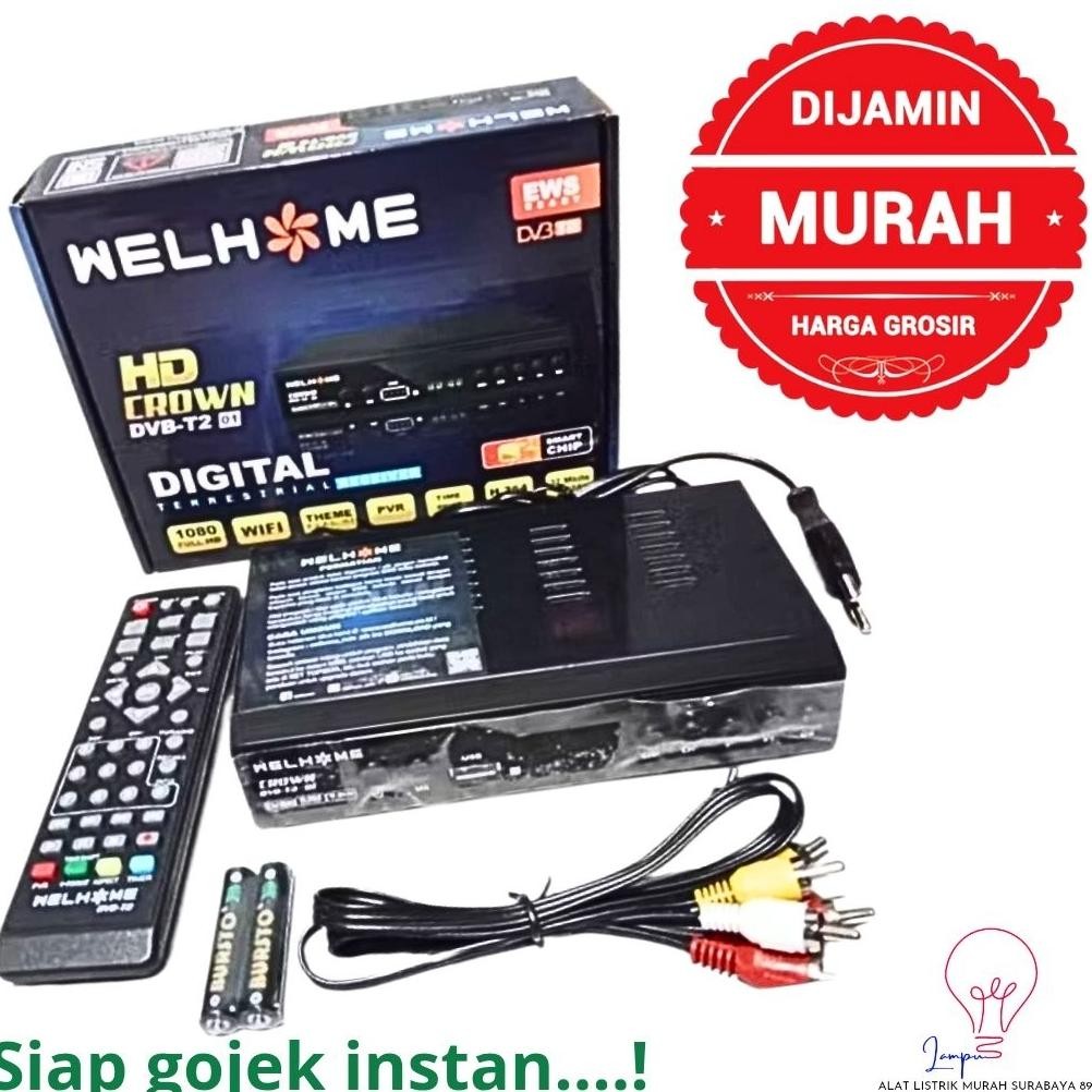Set Top Box Welhome Set Top Box DVB T2 MSTAR 01 02 03 DVBT2
