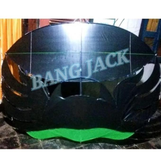 (Good) layangan ram raman 2 meter  sayap fiber full set sendaren