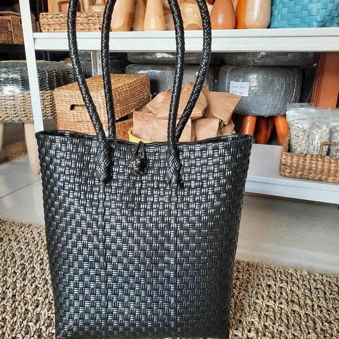 ready stock Tas Anyaman / Tas Jali / Tas Belanja / Tas LAPTOP BIG SIZE E43