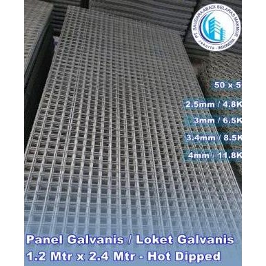 Panel Galvanis / Kawat Loket Galvanis Lembaran