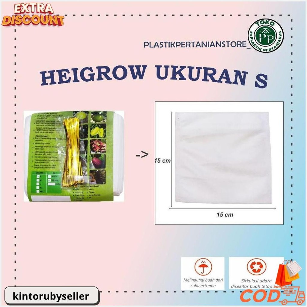 Heigrow Fruit Cover Ukuran S Cod