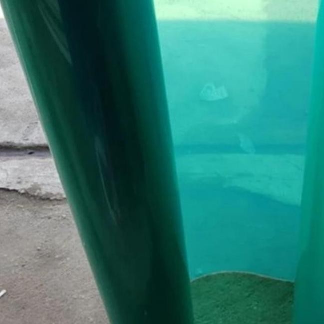 Fiber pagar polos plastik penutup pagar per rol 50 meter murah