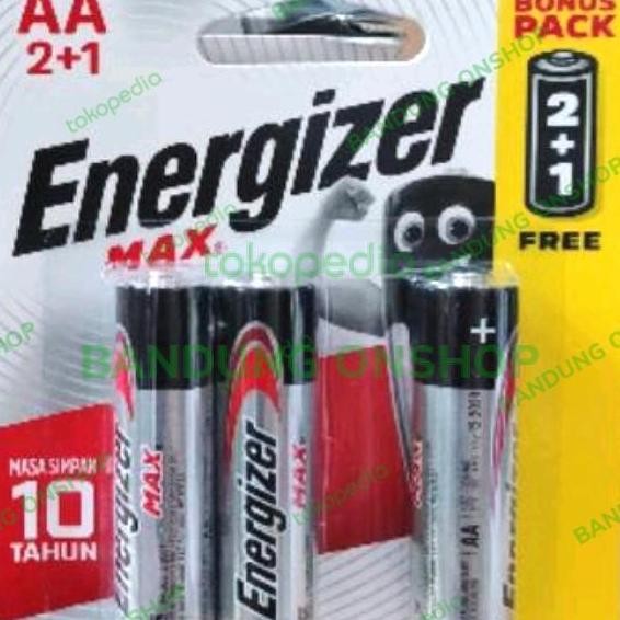 ENERGIZER AA ALKALINE 2+1 BATERAI BATRE ENERGIZER AA ALKALINE 2+1 MAX murah