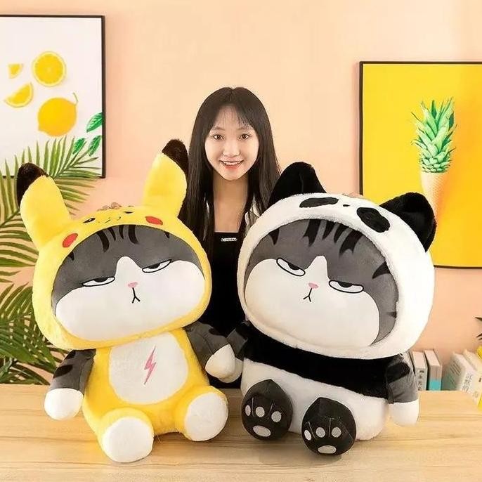 DT59 >> Boneka Kucing Furyu Cat Kostum Lebah Size 38cm bahan lembut dan halus