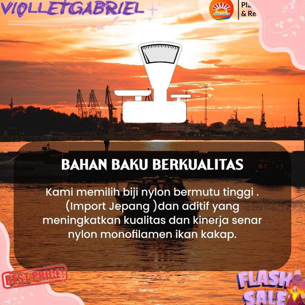 Super Senar Cap Ikan Kakap  Ukuran 70 (4)  per Roll /Tali Senar Pancing / Senar Layangan