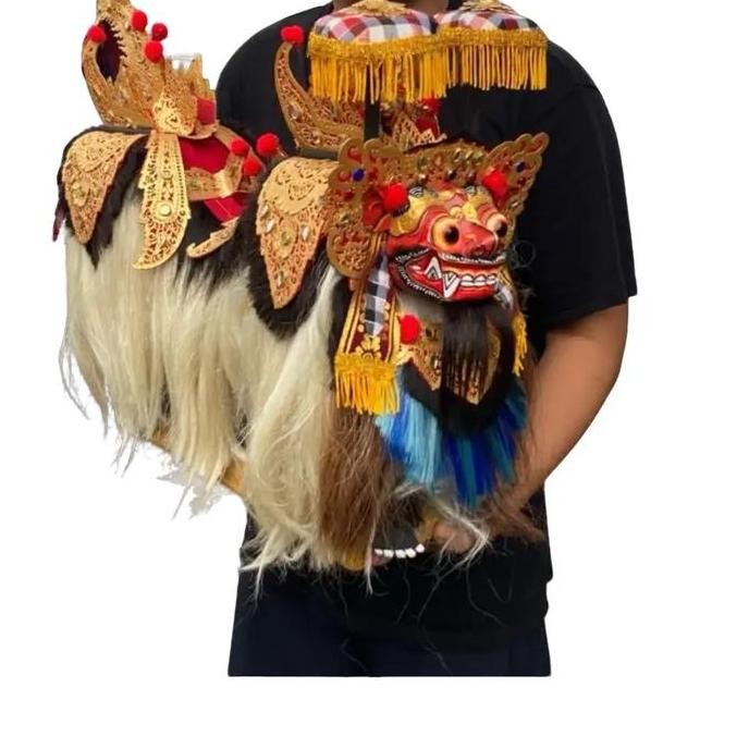 :>:>:>:>] Miniatur Barong Kualitas Super 50 cm - Miniatur Barong Bali Premium -  Patung Barong - Paj