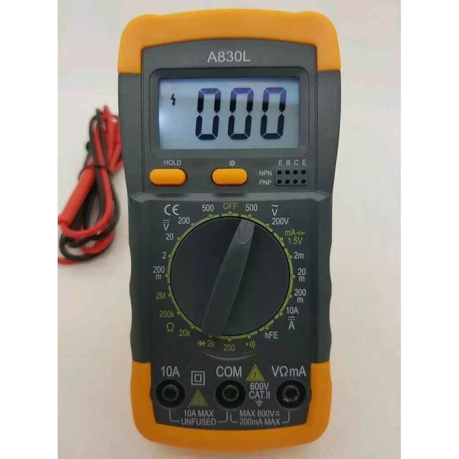 Digital MultiMeter - MultiTester Digital Lengkap Bagus Murah - A830L AUL
