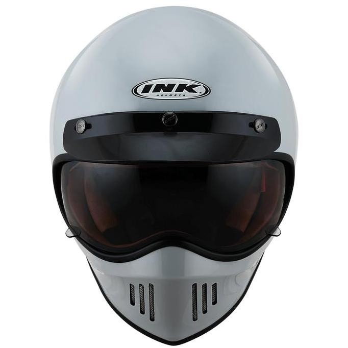 Helm INK TROOPER Solid Full Face Retro Klasik Original TF
