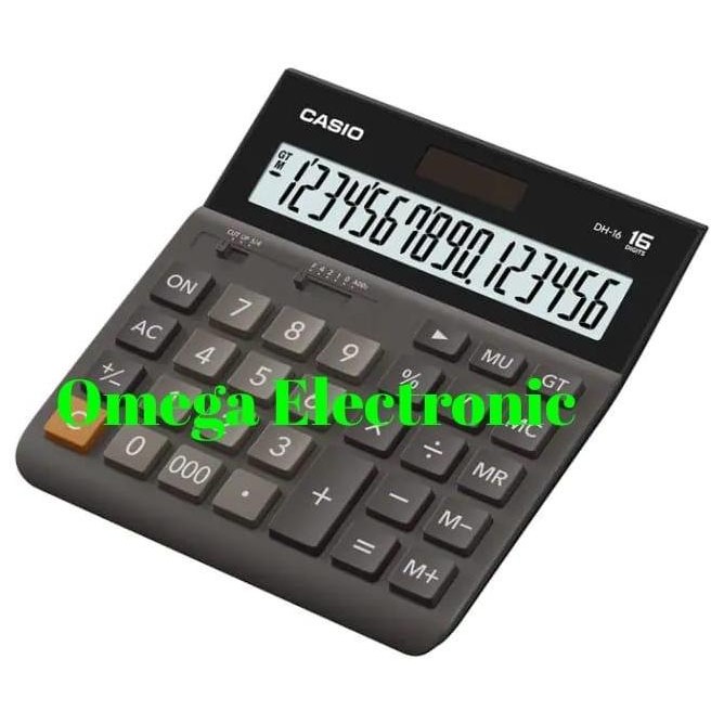 

Casio DH 16 - Calculator Desktop Kalkulator Meja Kantor Office DH-16 IBR