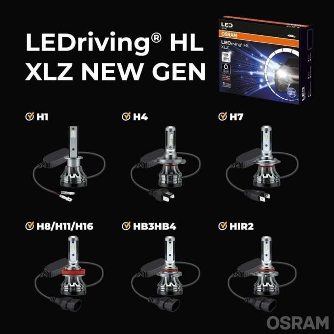 Osram Led H8 H16 H11 Xlz New Gen Garansi - Lampu Foglamp Osram Led