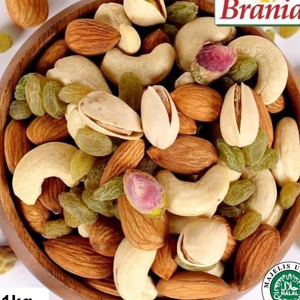 

Mix Nuts 1 Kg Trail Mix Kacang Mix Almond Cashew Pistachio