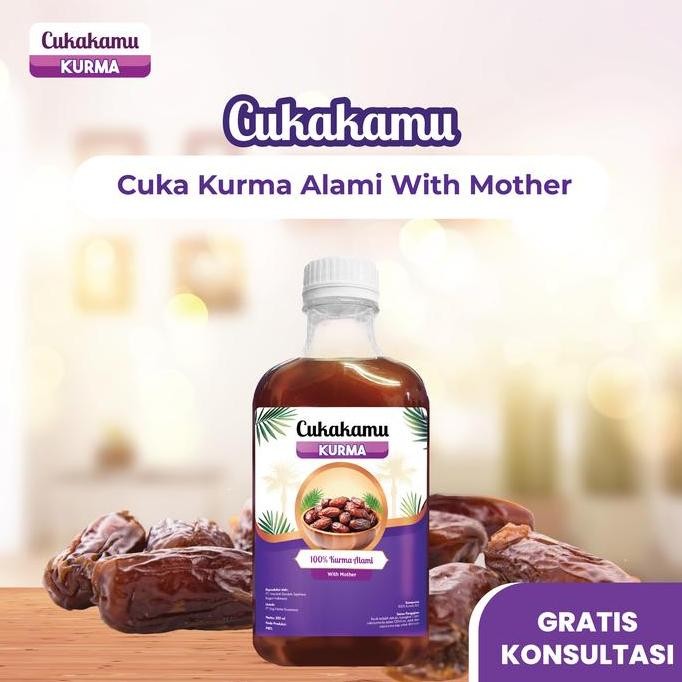 

Murah Cukakamu - Cuka Kurma With Mother - 300Ml