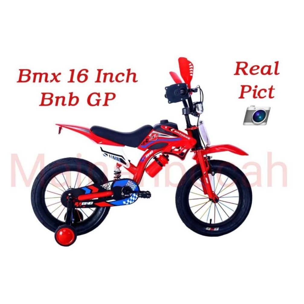 SEPEDA ANAK LAKI LAKI MOTOR TRAIL BMX 16 INCH BNB GP TRAIL