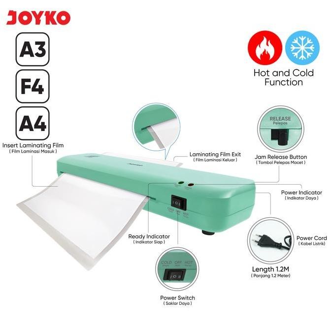 JOYKO LAMINATING MACHINE MESIN LAMINASI MESIN LAMINATING LM-08CO ORIGINAL DAN TERPERCAYA