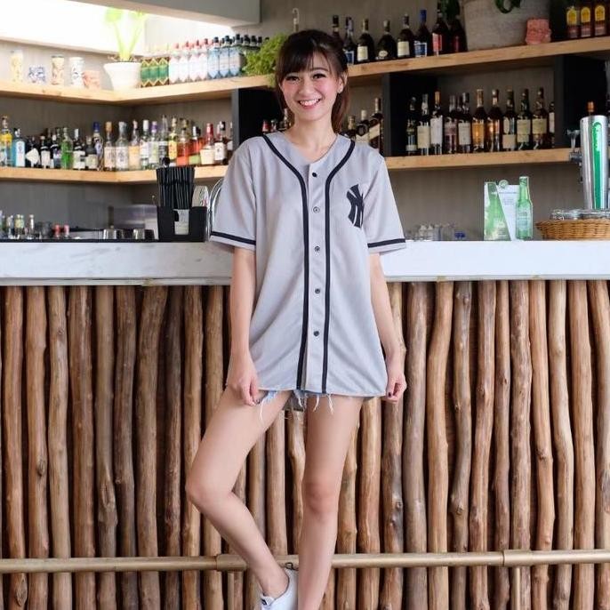 PREMIUM Jersey Baseball - Baju Baseball Wanita & Pria NY