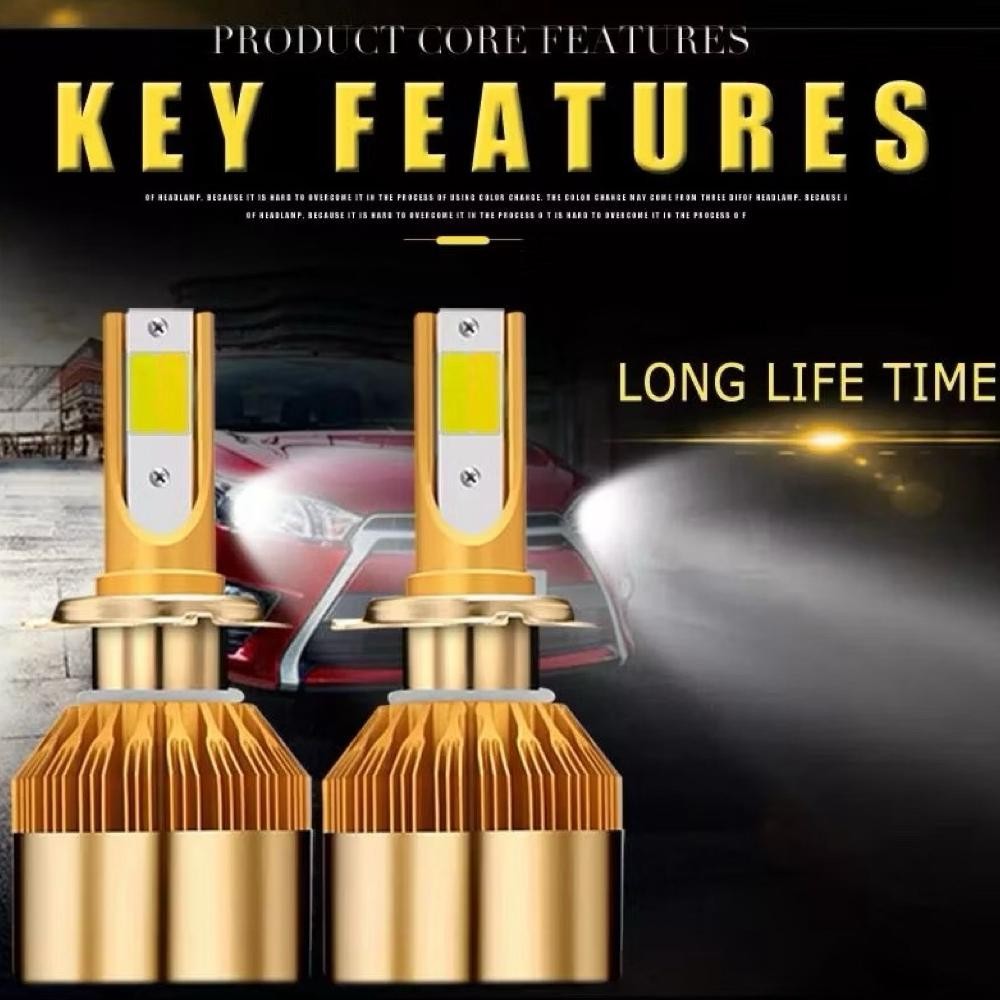 Lampu Depan Mobil Led Lampu Foglamp Mobil Led H11 H9 H8 HB3 HB4 HIR2 3 Warna Bergaransi