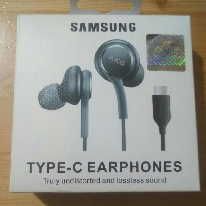 DV47 }} EARPHONE HEADSET HENSFRI AKG TIPE C NOTE 10 HF TIPE C NOTE 10 BLACK