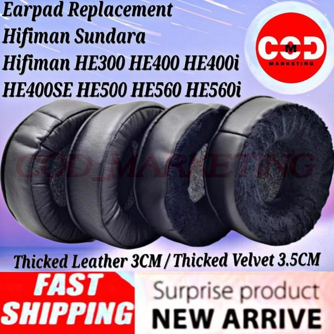 DV100 - Earcup Earpad Cushion Hifiman HE400SE HE400i HE400S HE400 SE Sundara