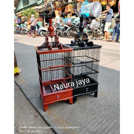 KANDANG SANGKAR PLECI KOLIBRI KOTAK KAYU MELAMIN
