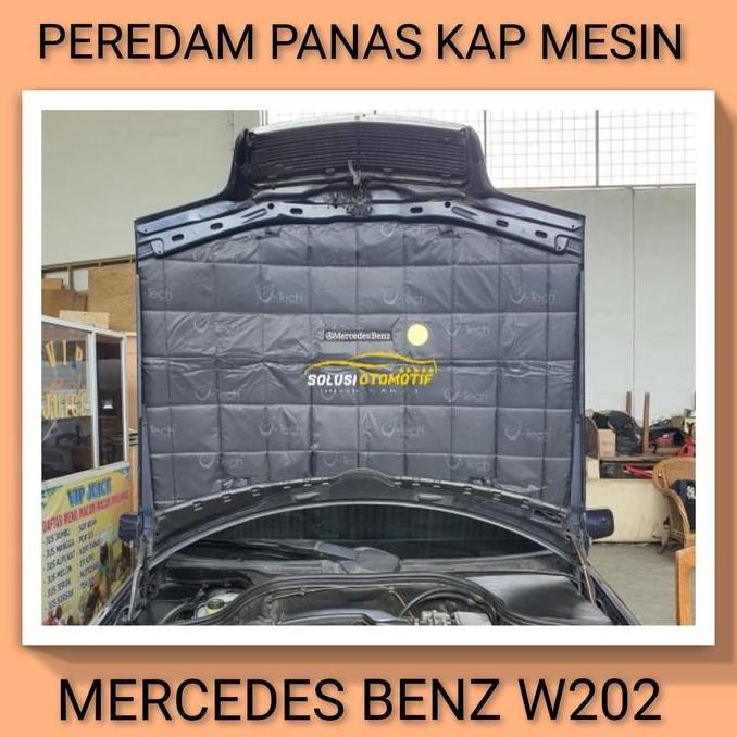 MERCEDES BENZ W202 Peredam Panas Kap Mesin Aksesoris Mobil VTech Ori