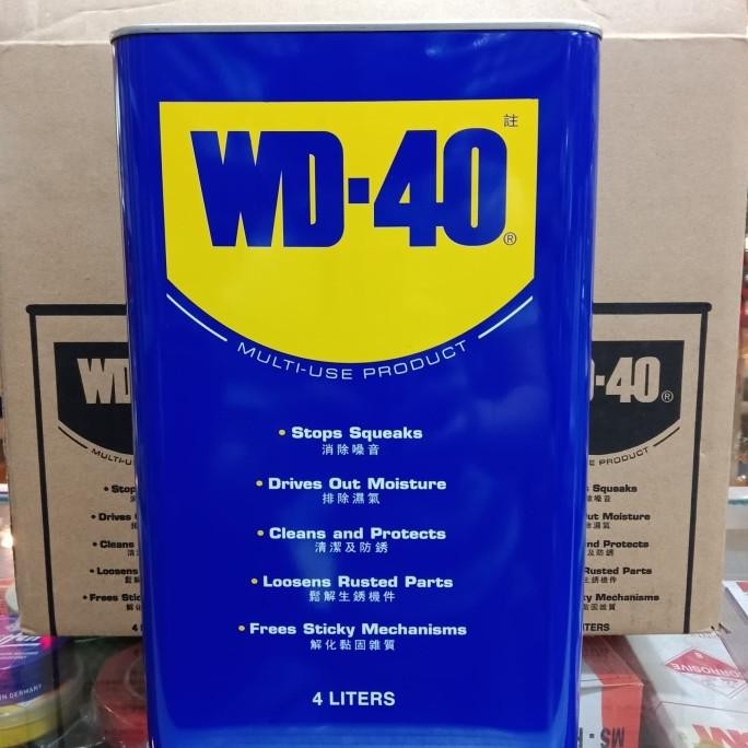 WD 40 Gallon 4 L WD40 Galon 4 liter Penetrating OIL pelumas Anti Karat WD 40 4Liter
