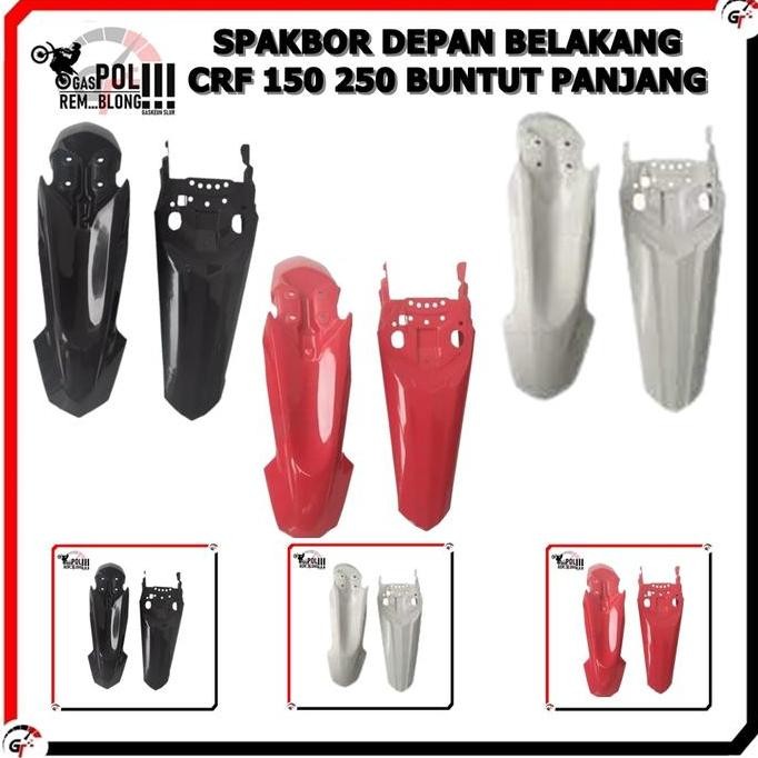 DF230>> SPAKBOR SET DEPAN BELAKANG CRF 150L 150 L 250 MOTOR CROSS SUPERMOTO