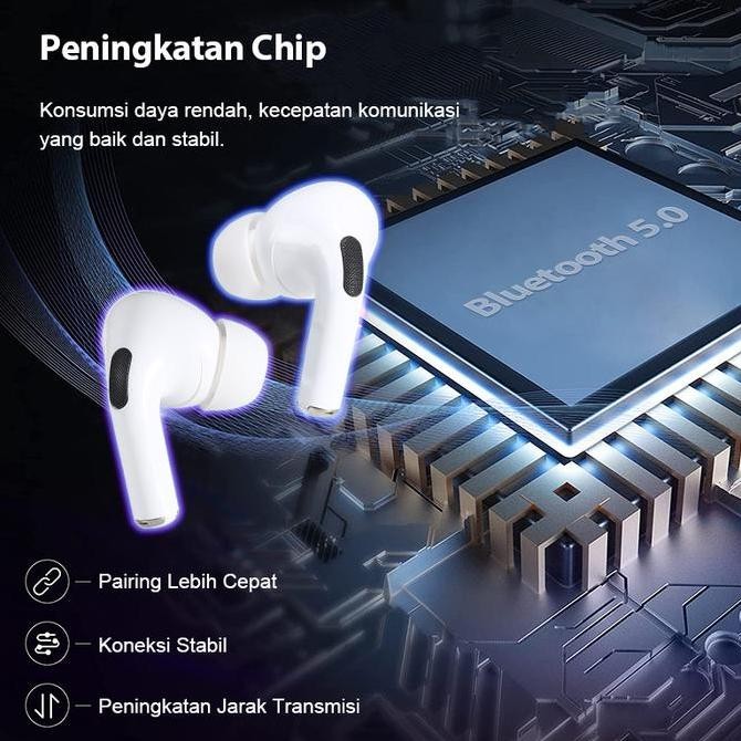 Grotic Tws Earphone Headset Wireless In-Ear Sports Earbuds