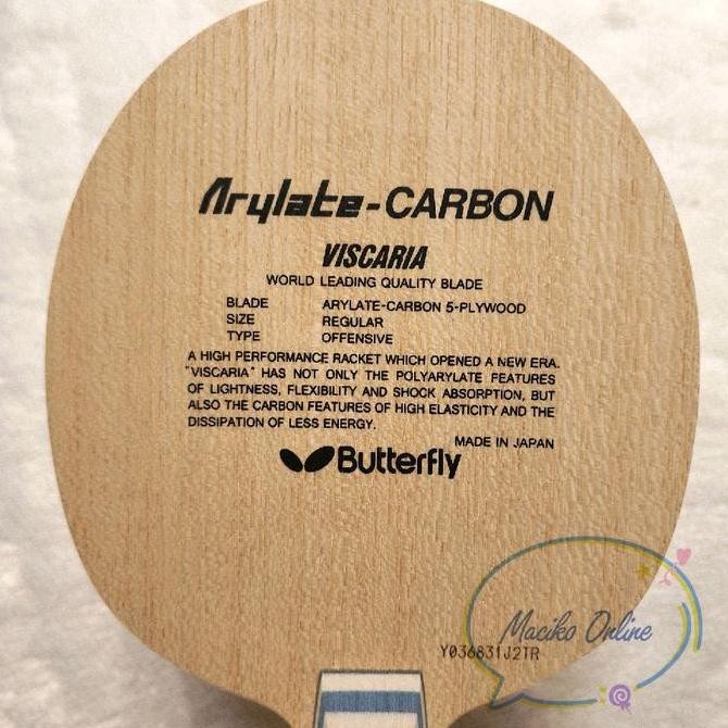 Butterfly Viscaria FL~ Kayu Bet Pingpong Butterfly Viscaria FL NS