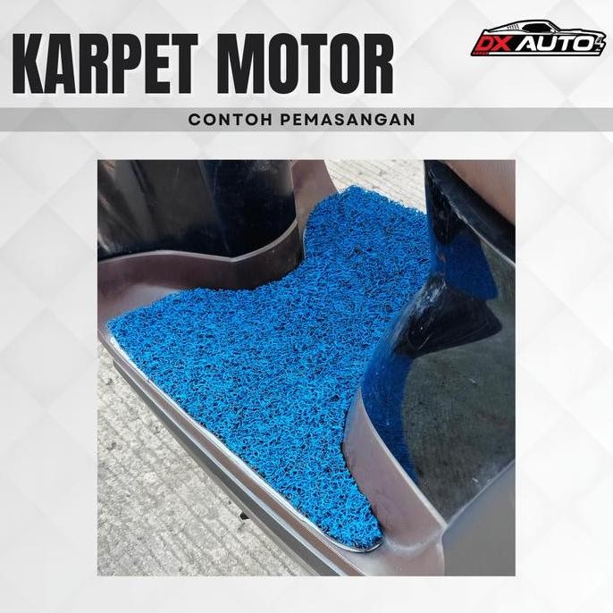 DF344>> DX Coil Karpet Mie Motor Honda SCOOPY NEW PRESTIGE (2020-2022) / Karpet Pijakan Kaki Motor H