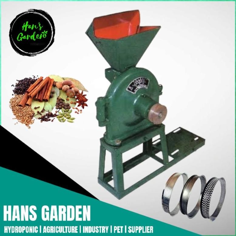 Mesin giling bumbu / tepung disk mill FFC 15 + rangka mini