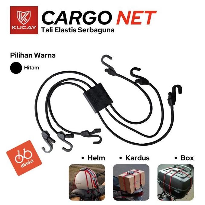 Tali Jaring Helm Motor Box Cargo Duffle Bag Kucay Original Elastis