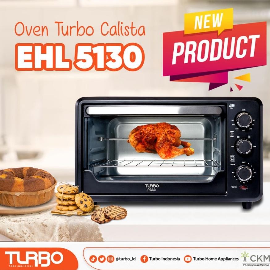 Oven Toaster Turbo Calista 22 L EHL 5130 EHL5130 Listrik