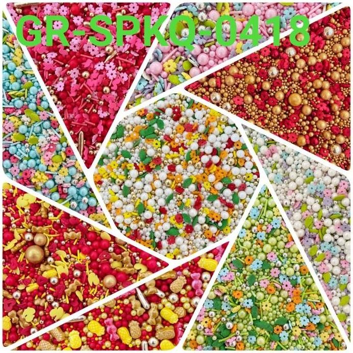 

Gr-Spkq-0418 Sprinkles 250 Gr Paskah Natal Lebaran Imlek Hati Bunga ( Bisa Cod )