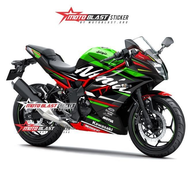 Decal stiker Ninja 250SL RR Mono sporty green fullbody motoblast Original