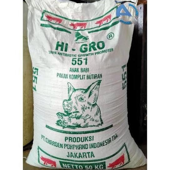 Pur babi 551 Charoen Pokphand 1 karung 50 kg