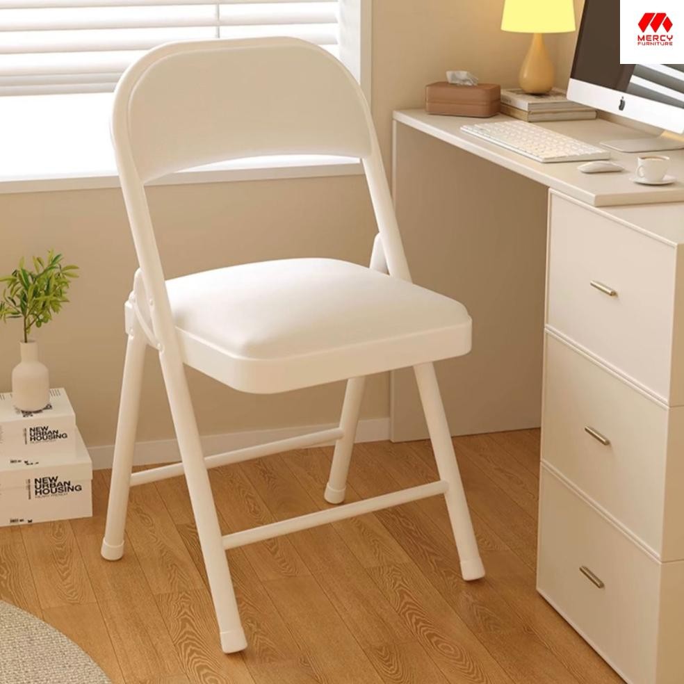Mercy Kursi Lipat Kursi Duduk Portable Empuk Kursi Belajar Kursi Cafe Minimalis
