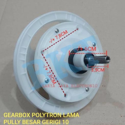 New Gearbox Mesin Cuci Untuk Polytron / Sharp Spare Part Kualitas Bagus Premium