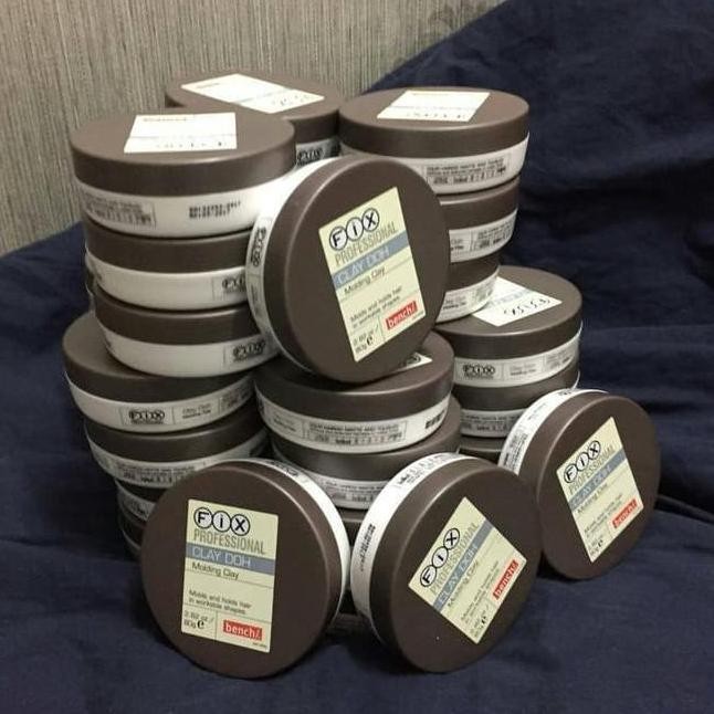 (Grosir) Fix Professional Clay Doh Molding Pomade 80G Original Import