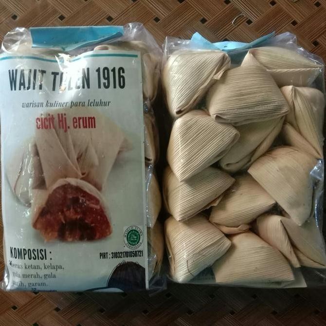 

New makanan khas cililin wajit / wajik oleh oleh bandung