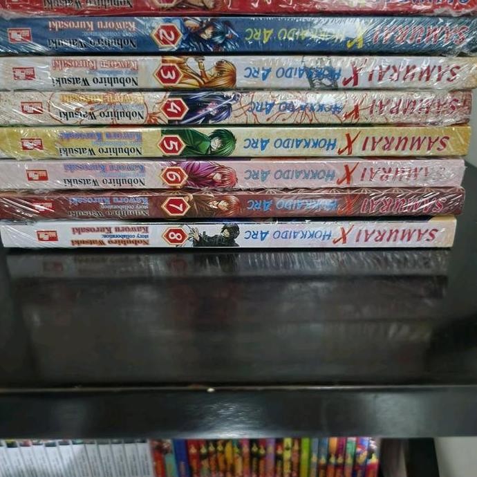 Komik Samurai X Hokaido Arc Set Vol 1-8 Segel Ori Bahasa Indonesia